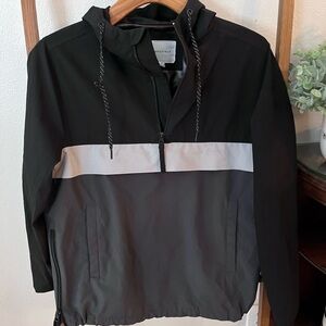 Aeropostale Men's Black and Gray Jacket